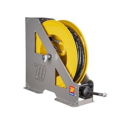 MECLUBE 073-1406-515 - Enrouleur de tuyau automatique hd-550 à usage intensif pour huile, antigel et similaires ø3/4" 15m