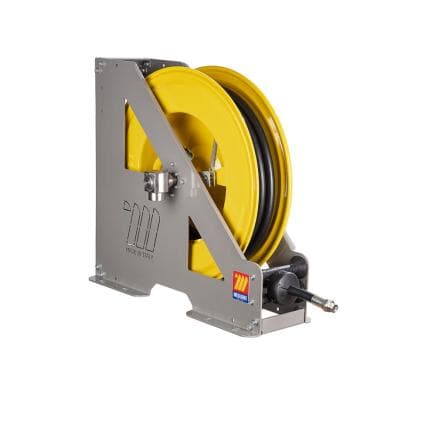 MECLUBE 073-1409-420 - Enrouleur de tuyau automatique à usage intensif hd-550 pour antigel-laveur-bleu ø1/2"
