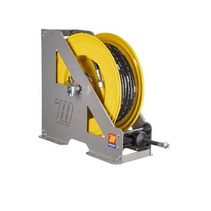 MECLUBE 073-1506-520 - Enrouleur de tuyau automatique hd-555 à usage intensif pour huile, antigel et similaires ø3/4" 20m
