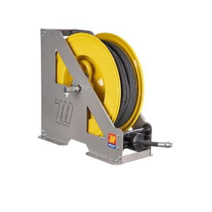 MECLUBE 073-1507-430 - Enrouleur de tuyau automatique à usage intensif hd-555 pour graisse ø1/2"30m