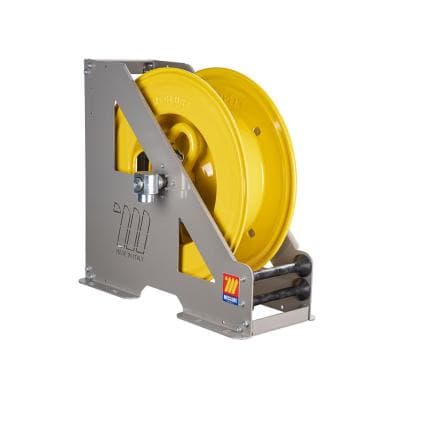 MECLUBE 073-1518-600 - Enrouleur de tuyau automatique à usage intensif hd-555 pour essence 1" (sans tuyau)