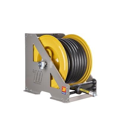 MECLUBE 073-1618-620 - Enrouleur de tuyau automatique hd-560 à usage intensif pour essence ø1"-25x35 20m