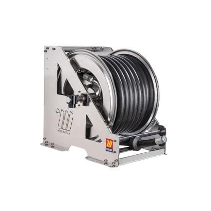 MECLUBE 073-2608-620 - Enrouleur de tuyau automatique en acier inoxydable aisi 304 à usage intensif série hdx-560 pour diesel ø1"-25x35