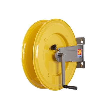 MECLUBE 077-1405-400 - Enrouleur manuel fixe en acier peint fm-550 pour eau 150°c 1/2" (sans tuyau)
