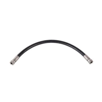MECLUBE 909-0525-006 - Tuyau antigel en caoutchouc noir antistatique epdm 20bar 3/4" f-f acier inoxydable