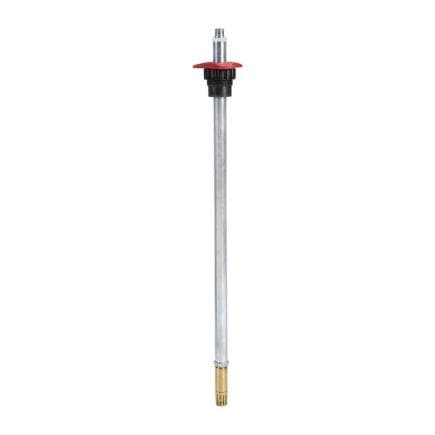MECLUBE A28-1275-094 - Tube plongeur pour pompes à double membrane en acier galvanisé avec clapet de pied et bague de fixation au fût