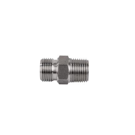MECLUBE F96-1110-606 - Mamelon en acier inoxydable m 1" bsp-m 1 nptf