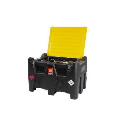 MECLUBE 090-6441-024 - Réservoir de transport diesel CHAR DIESEL 440 l - 45 l/min 24V avec débitmètre numérique et canon automatique