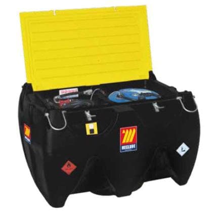 MECLUBE 090-6901-012 - Diesel et char de transport Adblue DIESEL-AdBlue TANK 900+100 l 60 l/min 24V avec canon automatique et débitmètre numérique