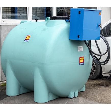 MECLUBE 097-9500-012 - Réservoir déf. 5000 l adblue® 34 l/min 12v avec buse ad80 et compteur de litres