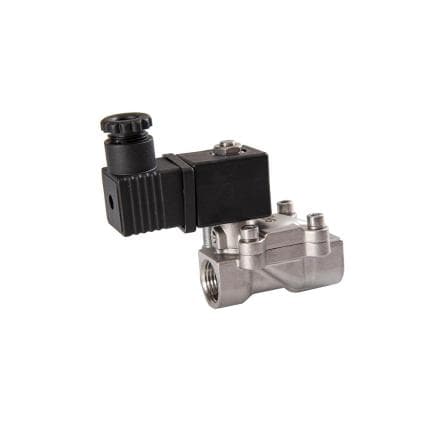 MECLUBE 026-1965-005 - Vanne électromagnétique 24V DC 8W en acier inoxydable AISI 316L pour antigel et lave-glace