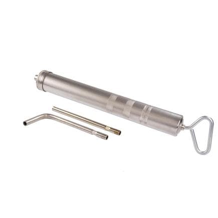 MECLUBE 027-3521-000 - Seringue en acier nickelé pour huile à haute viscosité mod. corps d'aspiration-pression professionnel ø57 l. 530mm