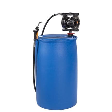 MECLUBE 029-1512-000 - Kit complet de pompe à membrane pour liquide lave-glace pour fûts de 200 l avec buse de distribution