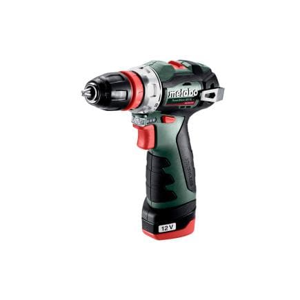 METABO 601749500 - PowerMaxx BS BL Q - Perceuse-visseuse sans fil 12V (avec 2 batteries 2,0 Ah et chargeur)