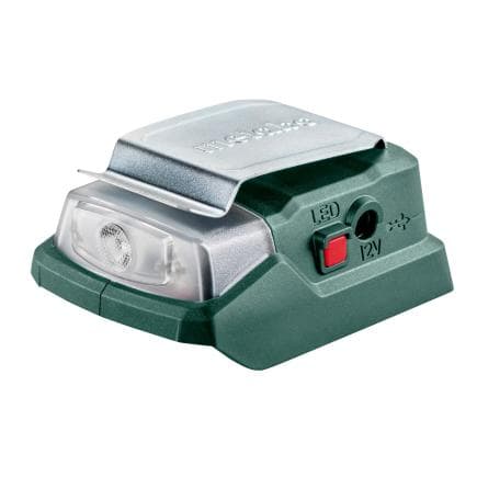 METABO 600298000 - PowerMaxx PA 12 LED-USB - Adaptateur électrique sans fil 12V (sans batterie, sans chargeur)