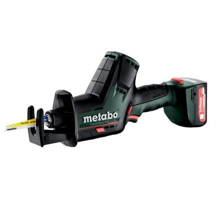 METABO 602322500 - PowerMaxx SSE 12 BL - Scie sabre sans fil 12V (avec 2 batteries 2,0 Ah et chargeur)