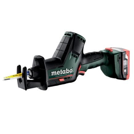 METABO 602322800 - PowerMaxx SSE 12 BL - Scie sabre sans fil 12V (avec 2 batteries 4,0 Ah et chargeur)