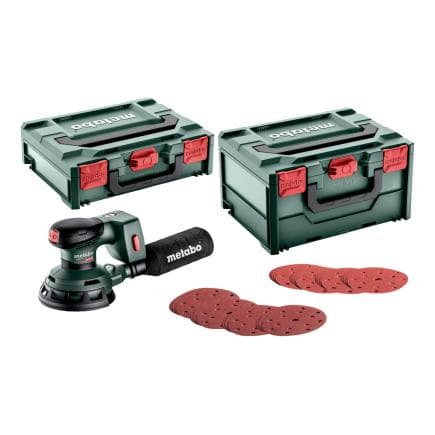 METABO 691200000 - SXA 18 LTX 125 BL Set - Ponceuse excentrique sans fil 18V (sans batterie ni chargeur)