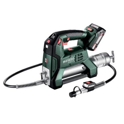 METABO 600789500 - FP 18 LTX - Pompe à graisse sans fil 18V (avec 2 batteries 2,0 Ah et chargeur)