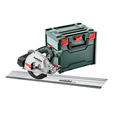 METABO 691114000 - MKS 18 LTX 58 FS Set - Scie circulaire portative sans fil à métaux 18V (sans batterie ni chargeur)