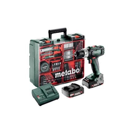 METABO 602317870 - SB 18 L Set - Perceuse à percussion sans fil 18V (avec 2 batteries 2,0 Ah et chargeur)