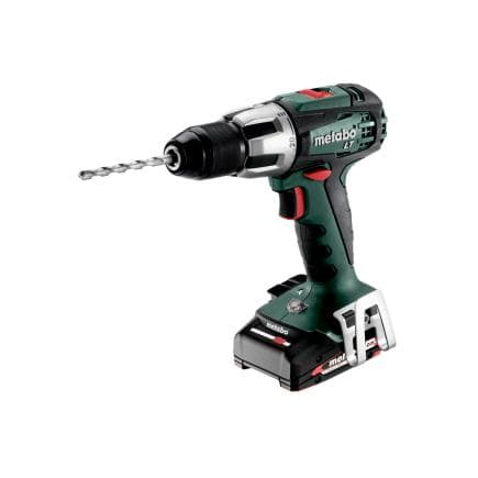 METABO 602103510 - SB 18 LT Compact - Perceuse à percussion sans fil 18V (avec 2 batteries 2,0 Ah et chargeur)