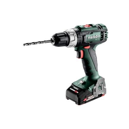 METABO 602321500 - BS 18 L - Perceuse-visseuse sans fil 18V (avec 2 batteries 2,0 Ah et chargeur)