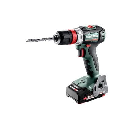 METABO 602327500 - BS 18 L BL Q - Perceuse-visseuse sans fil 18V (avec 2 batteries 2,0 Ah et chargeur)