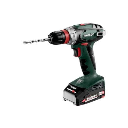 METABO 602217500 - BS 18 Quick - Perceuse-visseuse sans fil 18V (avec 2 batteries 2,0 Ah et chargeur)