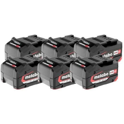 METABO 625151000 - Jeu de 6 batteries Li-Power 18 V