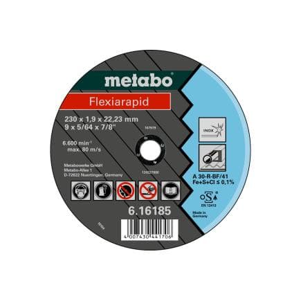 METABO 616186000 - Meule fine Flexiarapid, inox (lot multiple)