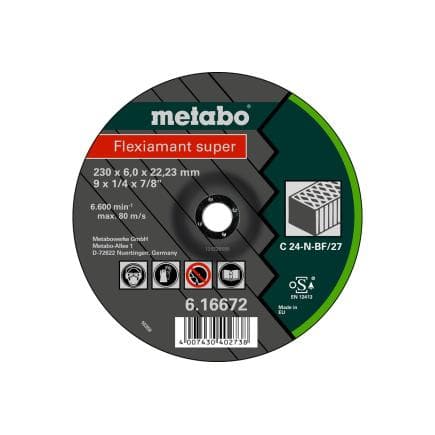 METABO 616729000 - Meule Flexiamant super, pierre, SF 27 (lot multiple)