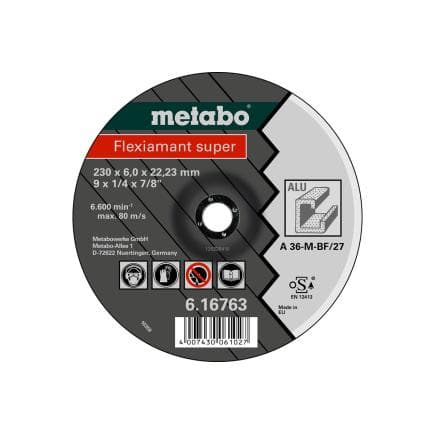 METABO 616748000 - Meule Flexiamant super, alu, SF 27 (lot multiple)