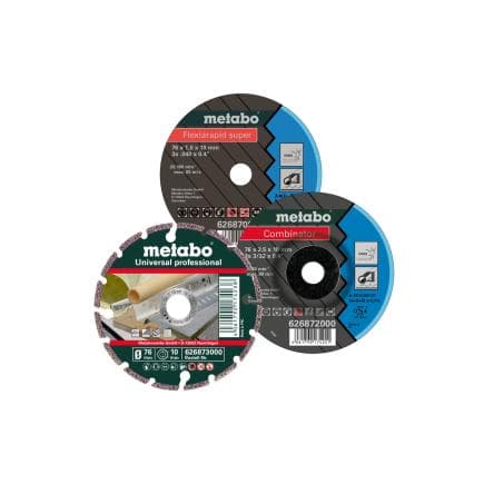 METABO 626879000 - Jeu de meule ø 76 mm (3 pcs.)