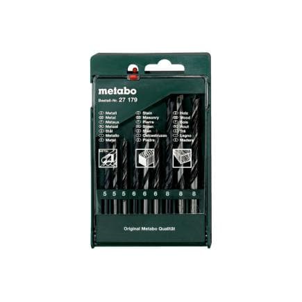 METABO 627179000 - Coffret avec assortiment de forets (9 pcs.)