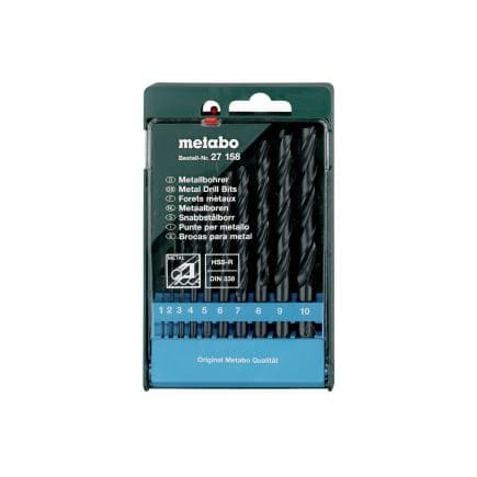 METABO 627158000 - Coffret de forets HSS-R (10 pcs.)