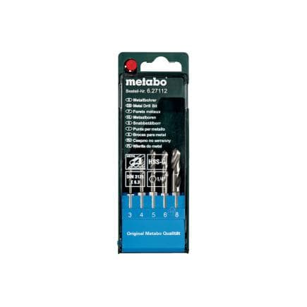 METABO 627112000 - Coffret de forets HSS-G (5 pcs.)