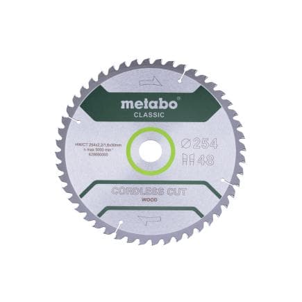 METABO 628065000 - Lame de scie "Cordless cut wood - Classic", WZ 5°