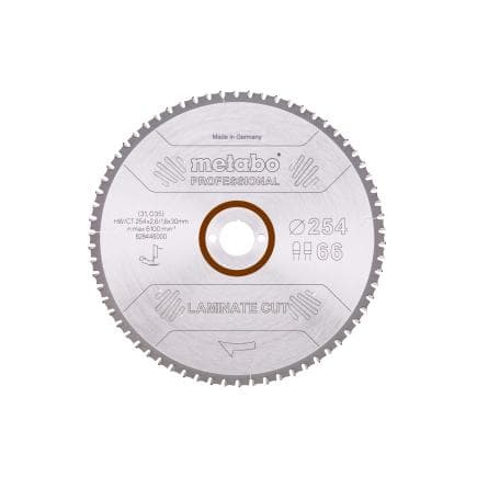 METABO 628442000 - Lame de scie "Laminate cut - Professional", FZ/TZ 0°