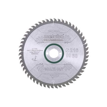 METABO 628076000 - Lame de scie "Multi cut - Professional", FZ/TZ, 5°