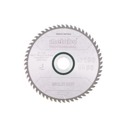 METABO 628073000 - Lame de scie "Multi cut - Professional", FZ/TZ 8°