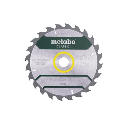 METABO 628678000 - Lame de scie "Power cut wood - Classic", WZ 18° /B