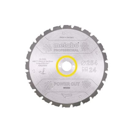 METABO 628220000 - Lame de scie "Power cut wood - Professional", WZ 5°
