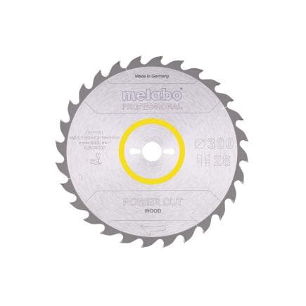 METABO 628014000 - Lame de scie "Power cut wood - Professional", WZ 15°
