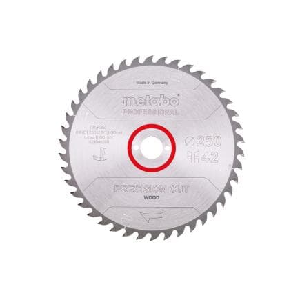 METABO 628675000 - Lame de scie "Precision cut wood - Professional", WZ 15°