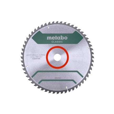 METABO 628656000 - Lame de scie "Precision cut wood - Classic", WZ 5° neg /B