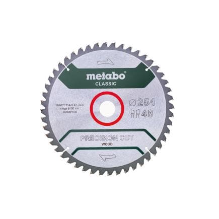 METABO 628060000 - Lame de scie "Precision cut wood - Classic", WZ 5° neg