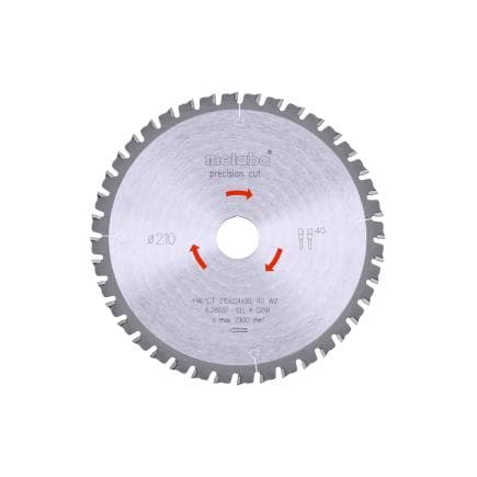 METABO 628037000 - Lame de scie "Precision cut wood - Professional", WZ 3°