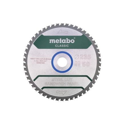 METABO 628273000 - Lame de scie "Steel cut/sandwich panel - Classic", FZ/FA 4°