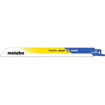 METABO 625497000 - Lames de scie sabre "Flexible wood + metal" (200 pcs.)